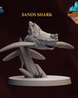 Sands Shark - 3d Printed Miniature Sculpted by Wishgate Studios