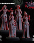 Vampire Brides of Kraz - 3d Printed Miniature by Big Bad Evil Guys