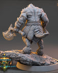 Thalrak Rynor - Goreborn of Carcass Hollow - 3d Printed Miniature sculpted by Daybreak Miniatures