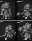 Hedgehog Knight - 3d Printed Miniature by Goon Master Games