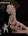 Scaleburn Basilisk - 3d Printed Miniature by Arcane Minis