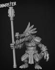 Crocodile Warrior with Spear - 3d Printed Miniature by Goon Master Games