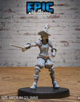 Young Conquistador Female - 3d Printed by Epic Miniatures