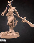 Tiefling Fighter - 3d Printed Miniature by Bite the Bullet