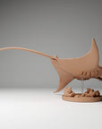 Reef Manta Ray - 3d Printed 1/24 Scale Miniature by Animal Den