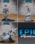 Naga Sorcerer - 3d Printed Miniature Sculpted by Epic Miniatures