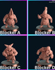 Boudicca's Bashers - Dwarf Fantasy Football Team - 3d Printed Miniatures Sculpted by Kool Kiwi