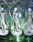 Elf Assassin Raina - 3d Printed Miniature by Ravi (RKS3D)