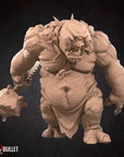 Cave Troll - Bullet Rings - 3d Printed Miniature by Bite the Bullet