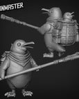 Penguin Adventurer - 3d Printed Miniature Sculpted by Goon Master Games