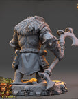 Zorak Soulgar - Strongbacks of Castle Primatus (ApeFolk) - 3d Printed Miniature sculpted by Daybreak Miniatures