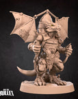 Kobold Artificer - Kobold DND - 3d Printed Miniature sculpted by Bite the Bullet