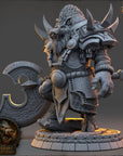 Skrenn Blacktusk - The Covenant of Blackthorn (Boarfolk) - 3d Printed Miniature sculpted by Daybreak Miniatures