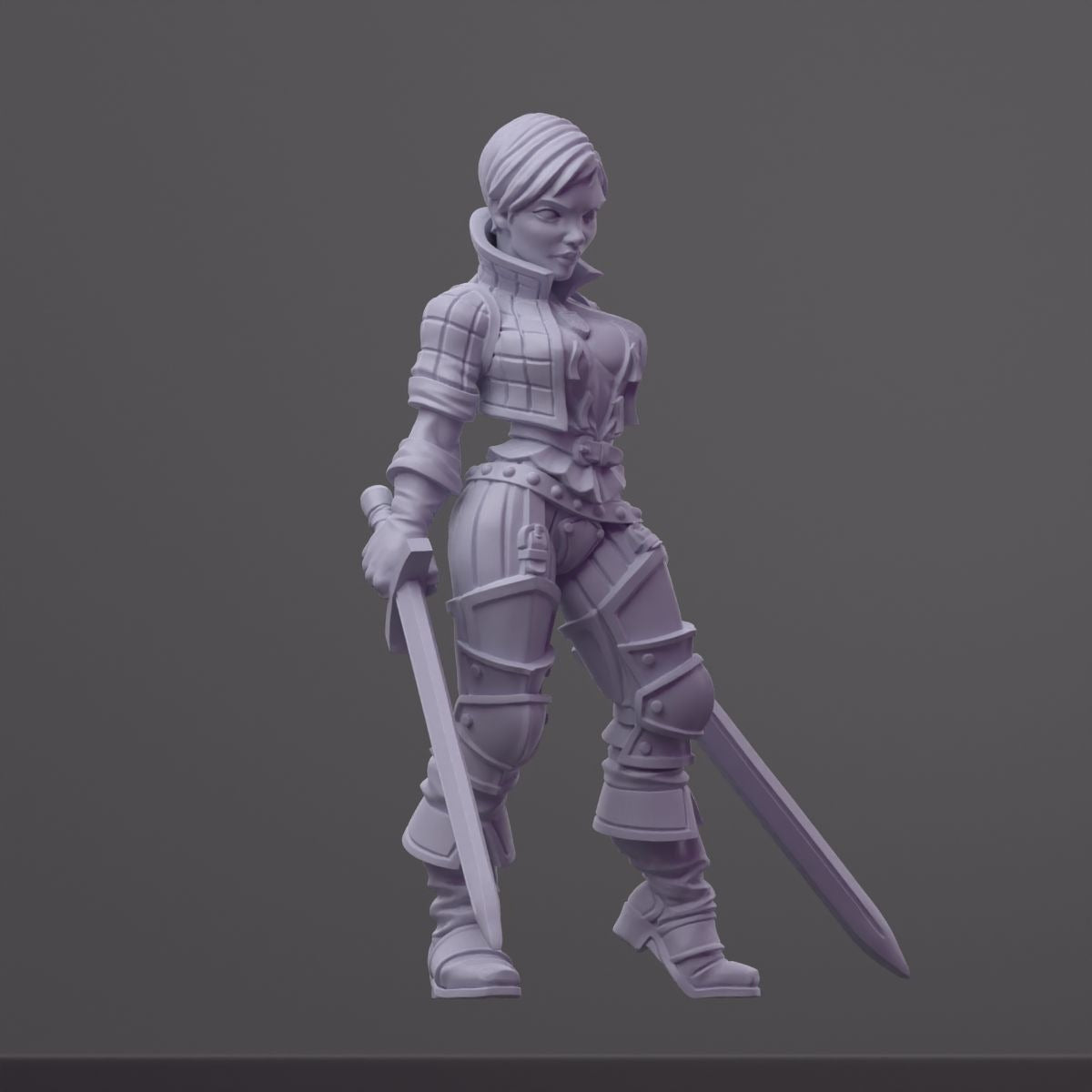 Daena- Order of the Iron Lily - 3d Printed Miniature Sculpted by RN Estudio