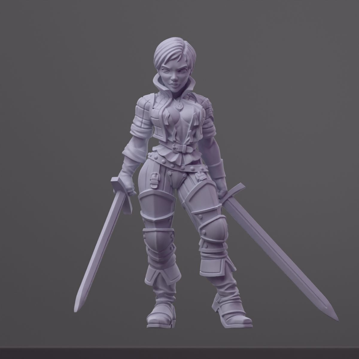 Daena- Order of the Iron Lily - 3d Printed Miniature Sculpted by RN Estudio