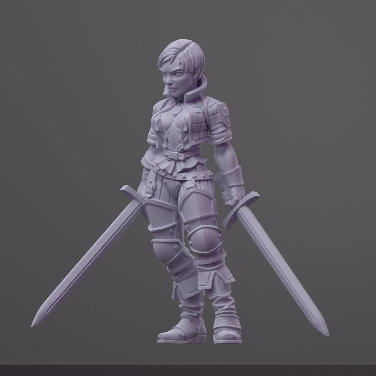 Daena- Order of the Iron Lily - 3d Printed Miniature Sculpted by RN Estudio