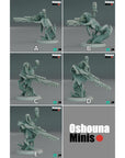Doomed Empire Snipers - 3d Printed Miniature by OshounaMinis