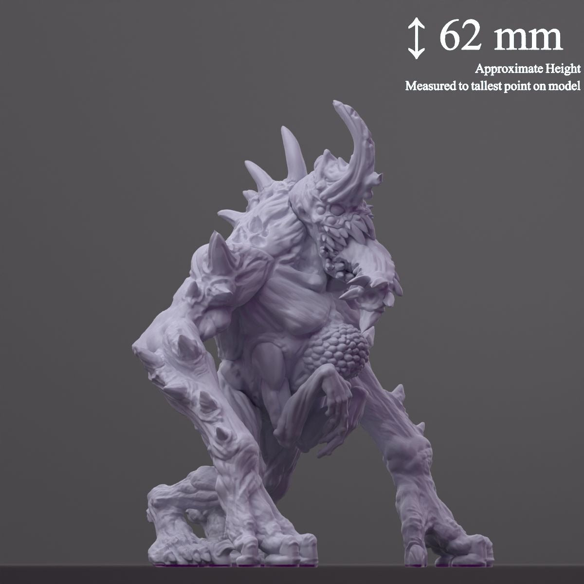 Gnoph-Keh - The Wondering Desert - 3d Printed Miniature Sculpted by Printed Obsession