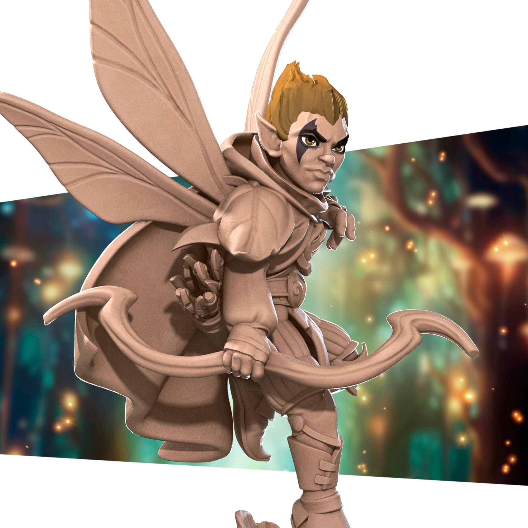Pixie Ranger - Pixies - 3d Printed Miniature sculpted by Bite the Bullet