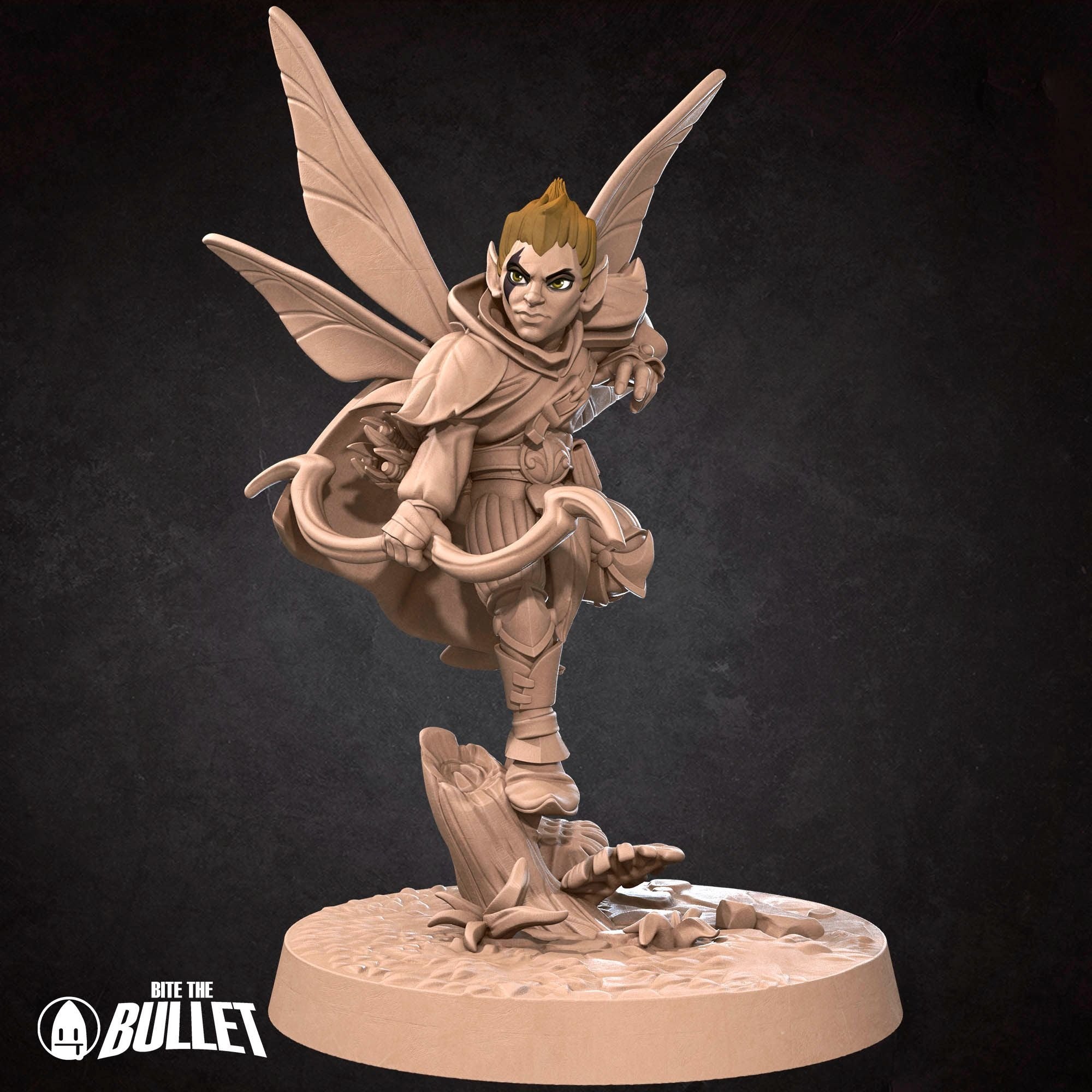 Pixie Ranger - Pixies - 3d Printed Miniature sculpted by Bite the Bullet