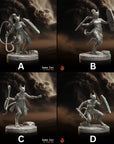 Sabre Cats - 3d Printed Miniature Sculpted by Crippled God Foundry