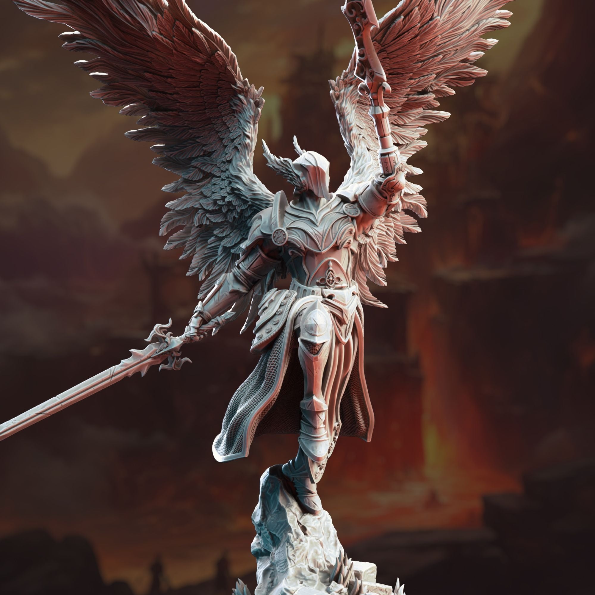 God of War and Peace, Horauthin - 3d Printed Miniature Sculpted by DM Stash