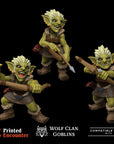 Female Goblin Shooters (Pack of 3) - Wolf Clan Goblins - 3d Printed Miniature by Printed Encounter