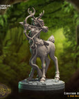 Cervitaur Archer - 3d Printed Miniature Sculpted by Crippled God Foundry