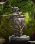 Cervitaur Archer - 3d Printed Miniature Sculpted by Crippled God Foundry