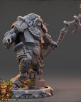 Targus Stelmaar - Strongbacks of Castle Primatus (ApeFolk) - 3d Printed Miniature sculpted by Daybreak Miniatures