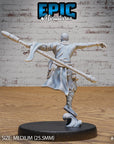 Shaolin Monk - 3d Printed Miniature Sculpted by Epic Miniatures