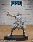 Shaolin Monk - 3d Printed Miniature Sculpted by Epic Miniatures