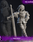 Human Adventurers - Caelitum Adventurers - 3d Printed Miniature by Blackcrest Miniatures