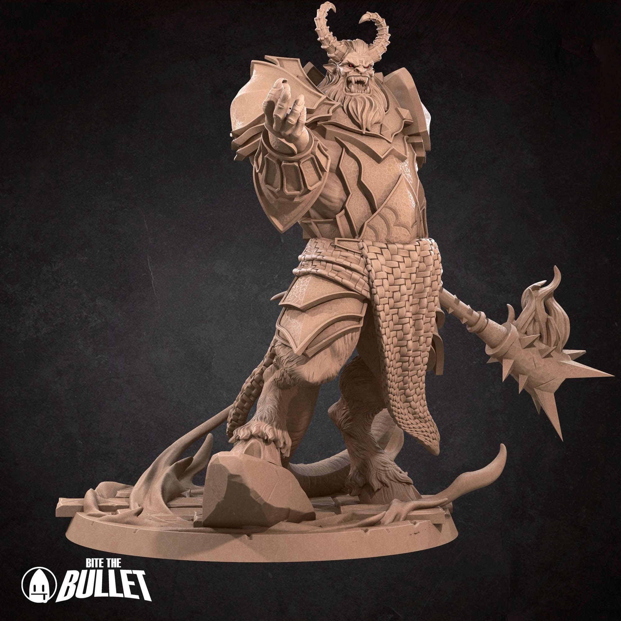 Fire Hellion - Iconic Monsters - 3d Printed Miniature sculpted by Bite the Bullet
