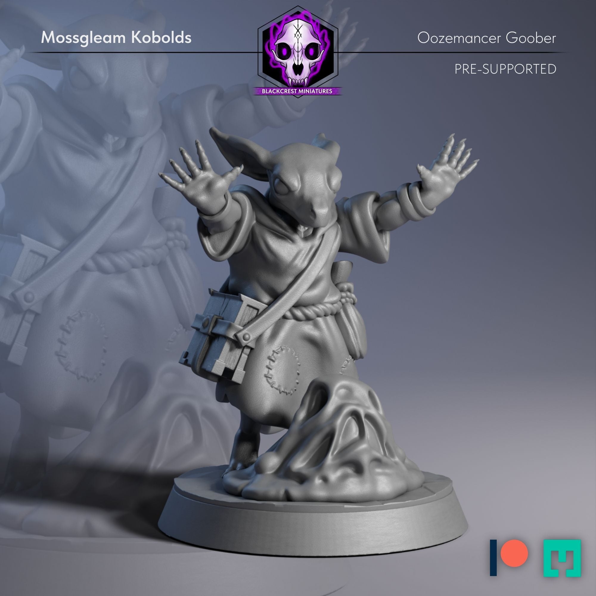 Mossgleam Kobolds - 3d Printed Miniature by Blackcrest Miniatures