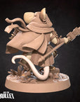 Mousefolk Cleric - Grove Haven - 3d Printed Miniature sculpted by Bite the Bullet