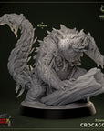 Crocagon - 3d Printed Miniature Sculpted by Mammoth Factory