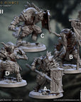 Chaos Minocs - Rise of the Beastmen - 3d Printed Miniature sculpted by Artisan Guild