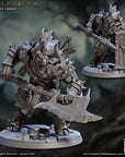 Chaos Minocs - Rise of the Beastmen - 3d Printed Miniature sculpted by Artisan Guild