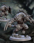 Chaos Minocs - Rise of the Beastmen - 3d Printed Miniature sculpted by Artisan Guild