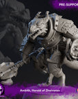 Scaleborn Adventurers - Stygian Scalebound - 3d Printed Miniature Sculpted by Blackcrest Miniatures