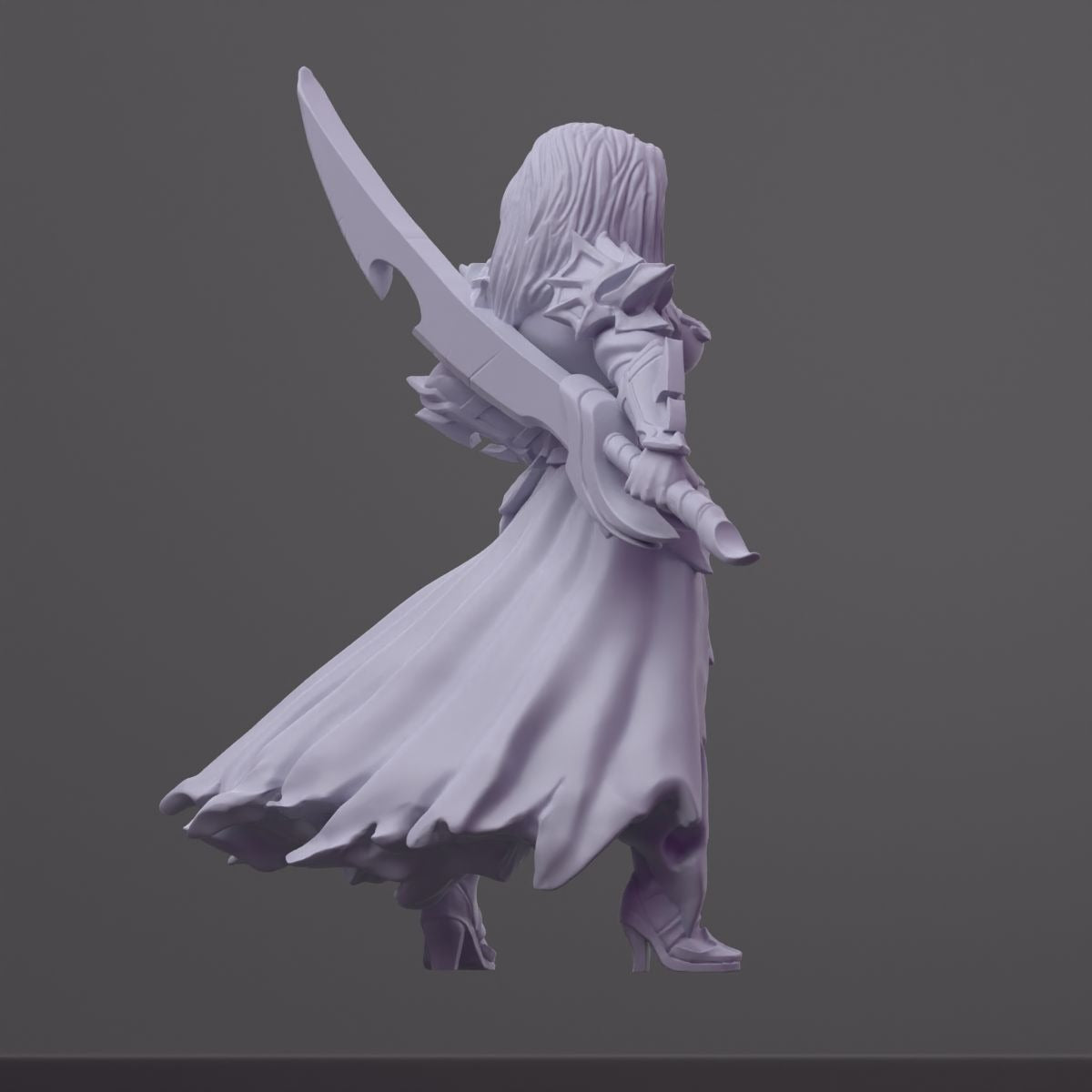 Dalila - Order of the Iron Lily - 3d Printed Miniature Sculpted by RN Estudio