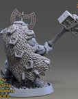 Ecphantus Hammermind - Fighting Philosophers of Corm (Rhinofolk) - 3d Printed Miniature sculpted by Daybreak Miniatures