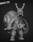 Snailfolk Shieldbearers - 3d Printed Miniature Sculpted by Goon Master Games