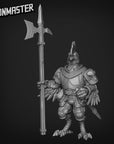 Chicken Knights with Halberd - 3d Printed Miniature Sculpted by Goon Master Games