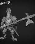 Chicken Knights with Halberd - 3d Printed Miniature Sculpted by Goon Master Games