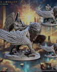 Malak Lionriders - Wrath of the Malakim - 3d Printed Miniature sculpted by Artisan Guild