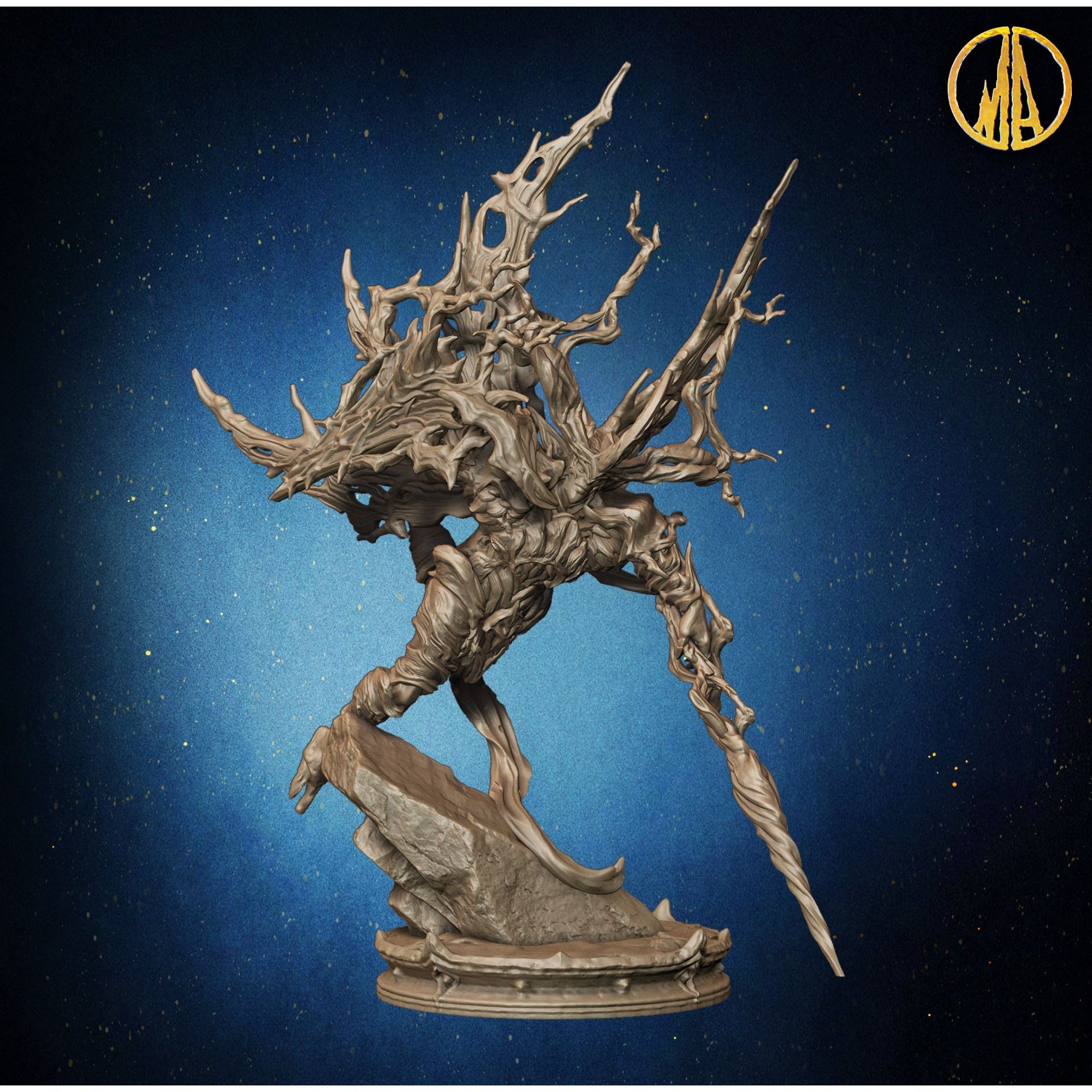 Dark Forest Fairies - Army of Darkness: Dark Elves - 3d Printed Miniature Sculpted by Monolith Arts
