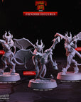 Fiendish Succubus - Demon's Gate - 3d Printed Miniature Sculpted by Cast N Play