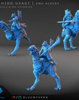 Emu Riders - Bushido Usagi - 3d Printed Miniature Sculpted by Blue Wyvern